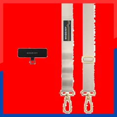 【在庫処分】スマートフォン [ 各種 携帯ショルダー 携帯ストラップ 対応 ストラップ ショルダー スマホ ] 付) ホルダー Strap+ (ストラップ スマホストラップ Card 太め 斜めがけ/首掛け/肩掛け 20mm スマホショルダー [MagEasy
