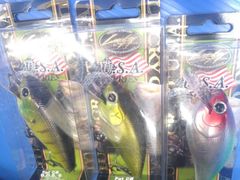 新品未使用　ラッキークラフト　ＦＡＴ ＣＢ　Ｂ.Ｄ.Ｓ.6　U.S.A.シリーズ　3点Eセット　　(03)