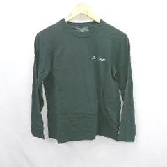 ◇ ⊇ KANGOL カンゴール ロゴ刺繍 バックプリント 長袖 ロングTシャツ サイズS ブラック レディース E  【1506230017850】