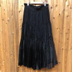 sacai サカイ ブラックプリーツ ラップスカート サイズ2 - メルカリ