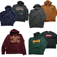 古着卸 まとめ売り ブランドMIX スウェット 7枚セット (メンズ S ) ディッキーズ リーバイス バンズ ラルフ 中古 古着 NB8636