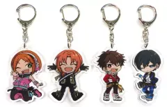 【中古】キーホルダー・マスコット(キャラクター) [単品] ひなた＆レオ＆千秋＆北斗 アクリルキーホルダー4種セット 「C89 あんさんぶるスターズ! 冬の三奇人セット」
