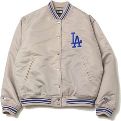 【ニューエラ】中綿スタジャン MLB ァーシティージャケット LA（XL）