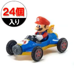ミニカー　[24個入り] G-フォース マリオ(ブルー×イエロー×レッド) 「マリオカート プルバック」 プルバックカー [TV053M] 新品】ミニカー [24個入り] G-フォース マリオ(ブルー×イエロー