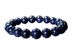 ブルーゴールドストーン ブレスレット 10mm パワーストーン ブレスレット メンズ レディース 数珠 アクセサリー