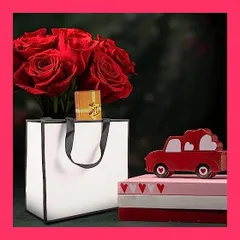 【スタッフおすすめ！】紙袋 手提げ ギフトバッグ 大 白 無地 板紙 ボール紙 ラッピング袋 おしゃれ 引き出物袋 ギフト プレゼント 4枚セット