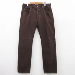 リーバイス501 W32 L32 ブラウン Big E 新品未使用 Yahoo!オークション - 良サイズ Levi's 66501 W32日本製