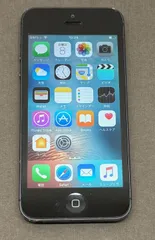 【店舗展示品】iPhone 5 ブラック 16GB au  -HD172-