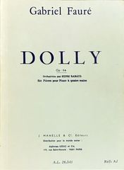 フォーレ ドリー組曲 (スタディスコア/ポケットスコア)輸入楽譜 Faure Dolly Op.56 ルデュック社/Alphonse Leduc 洋書