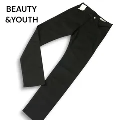 【新品 24SS】 BEAUTY&YOUTH ユナイテッドアローズ 通年 ストレッチ★ チノ 5ポケット スリム パンツ Sz.S メンズ 黒 未使用