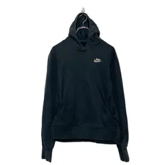 NIKE ロゴ スウェット パーカー M ブラック ナイキ 古着卸 アメリカ仕入 a606-5987