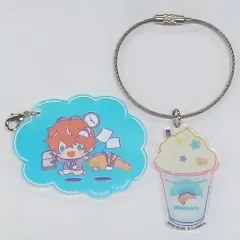 【中古】キーホルダー 観音坂独歩×KIRIMIちゃん 「ヒプノシスマイク-Division Rap Battle- SANRIO NAKAYOKU EDIT 2023 オーロラアクリルキーホルダー」