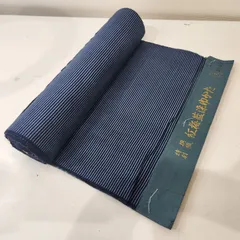 新古品 裄71cmOK 極上着地 紅紅梅 浴衣 反物 綿 未使用 Gs881