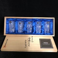 HOYA 冷酒グラス コレクション 5客セット アソート 木箱