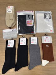 UNIQLO ユニクロ　全て新品　セット売り　靴下　下着　エアリズム　レギンス　手袋
