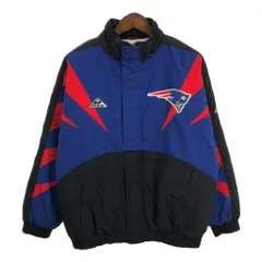 NFL ニューイングランド・ペイトリオッツ 中綿 ナイロン スタジアムジャケット プロチーム アメフト (メンズ L) 中古 古着 S5971