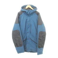 ハフ HUF 美品 ホライゾン トレイル ジャケット 中綿 アウター エルボーパッチ フード Lサイズ 青 ブルーのサムネイル
