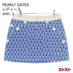 パーリーゲイツ うさぎ 総柄 ゴルフ スカート 0 青白 - メルカリ
