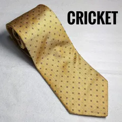 2:ネクタイ　CRICKET 約9.4㎝ ライトイエロー B 476　★