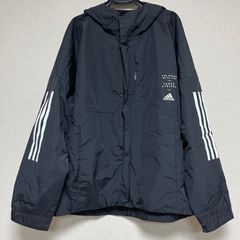 adidas  アディダス スリーストライプス　ウインドブレーカー　裏起毛　ナイロンジャケット
