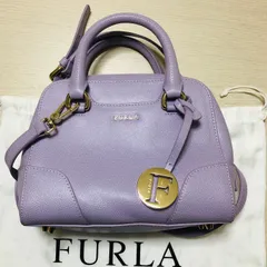 【美品】フルラ 2wayミニボストン　ショルダーバッグ