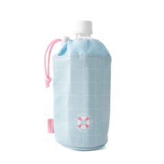 アサヒ興洋 ボトルカバー ペットボトルホルダー 500ml 保冷 ブルー プールサイドイメージ おしゃれ Depth 4'-0'' サイズ:φ8.5×H19cm