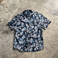 古着 AMERICAN EAGLE アメリカンイーグル アロハシャツ 総柄シャツ アメカジメンズ レディース ヴィンテージ商品番号024