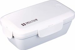 新品 アスベル お弁当箱1段510mL デリクラブ TLB-510 ホワイト 3546