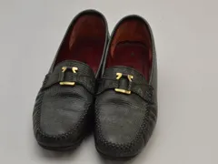フェラガモ FERRAGAMO ローファー/シューズ レザー リザード 6 1/2Cサイズ ダークブラウン レディース su_p e_u F-LSHOE4988のサムネイル