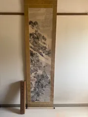 日本掛軸肉筆保証田能村竹田 観音大士図