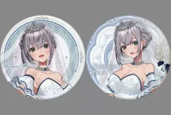 【中古】バッジ・ピンズ 白銀ノエル(ノーマル) 缶バッジセット 「一番くじ ホロライブ ～Wedding Dress Style～」 缶バッジ賞