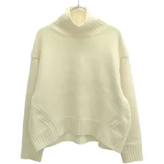 beautiful people ビューティフルピープル 24AW wool cashmere knitted pullover タートルネックニットセーター 1435210002 ホワイト 34のサムネイル
