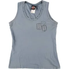 古着 ハーレーダビッドソン Harley-Davidson バックプリント タンクトップ USA製 レディースM相当/eaa541422