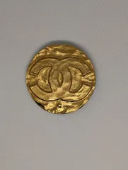 【美品ヴィンテージ】CHANEL シャネル ココマーク ブローチ