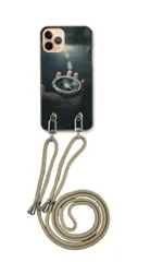 iPhone13 mini  アイフォン13 ミニ スマホケース ショルダーストラップ 紐 付き コンパス 方位磁石 方角 道 旅 旅行 クール カッコイイ かっこいい ベージュ カラー02