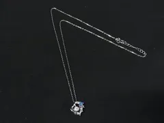 ■美品■ Samantha Tiara サマンサティアラ ST SV925 ハート ラインストーン ネックレス ペンダント アクセサリー シルバー系 DJ2109