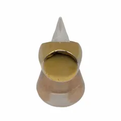 ジルサンダー JIL SANDER signet ring bronze レディース  8号のサムネイル