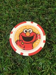 USJ セサミストリート　エルモ　ゴルフボールマーカー　赤系　未使用品