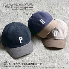 Well-Tailored/ ウェルテイラード 8PANELS BASEBALL CAP BICOLOR ショートブリムキャップ キャップ ワンポイント ベースボールキャップ ツバ短 短いツバ アウトドア レディース メンズ ブランド