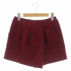 ダイアグラム グレースコンチネンタル Diagram GRACE CONTINENTAL キュロット ショートパンツ タック 36 赤 レッド /AA ■OSのサムネイル