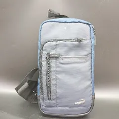 ◇ Θ CROCODILE クロコダイル ポケット多数 ボディバッグ ネイビー系 メンズ E  【1506130012726】