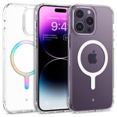 Caseology iPhone 14 Pro Max 用 ケース MagSafe対応 クリア TPU PC オリジナル 透明感 耐久性 カメラ保護 耐衝撃 指紋防止 バンパー カペラMag - クリアホワイト 