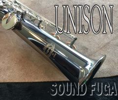UNISON SS-5003BS　ブラックニッケル＆シルバーキー ソプラノサックス
