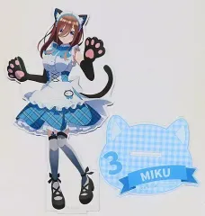 【中古】アクリルスタンド・アクリルパネル 中野三玖 BIGアクリルスタンド 「映画 五等分の花嫁 ガチャっと缶バッジ」 あたり景品