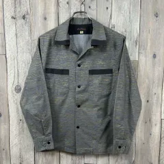 美品 ドライボーンズ オープンカラーシャツ L カスリ柄 コットン ボックス型 美品 ドライボーンズ オープンカラーシャツ L カスリ柄 コットン