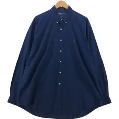 古着 ラルフローレン Ralph Lauren BLAKE 長袖 ボタンダウンシャツ メンズXL相当/eaa554476