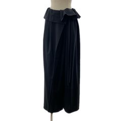 【美品】  LOHEN / ローヘン | オーバーラップパンツ | 38 | ブラック | レディース