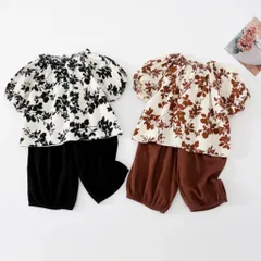 花柄セットアップ　海外子供服