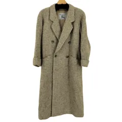 バーバリー BURBERRY  WOOL ALPACA 千鳥格子 ダブルチェスターコート メンズ 表記無 のサムネイル