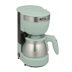 正規品1年保証 Toffy コーヒーメーカー トフィー LADONNA ラドンナ 5カップアロマコーヒーメーカー 保温 自動OFF ステンレス 5杯 K-CM8 ペールアクアのサムネイル